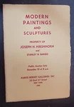 Modern Paintings And Sculptures Hirshhorn Barbee Parke Bernet Art Catalogue 1948. Fixed Price $52.20.