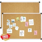 Xboard 36X24 Inch Cork Bulletin Board, Aluminum Frame, Wall Mount, Pack. Fixed Price $97.99.