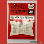 Service Manual Sams Photofact Vintage Auto Radio Series Vol. Jan 1965 AR-28. Fixed Price $17.07.