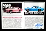 1969 & 1970 Boss 429 Mustang Super Ford Magazine Collector Series Literature. Fixed Price $8.95.