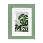 Egofine Picture Frame Made Solid Wood, Covered By 5X7, Green. Fixed Price $15.99.