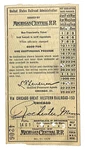 1920 Michigan Central Railroad Ticket Chicago To Rochester, Minn #4206. Fixed Price $14.99.