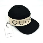 Nwt $395 Gucci Black Vintage Logo Beige Headband Hat Cap Men's FW21 Authentic. Fixed Price $247.20.