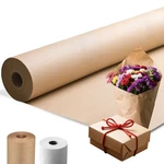 Maxtbee 36X2400 Brown Kraft Paper Roll Craft Packing Gift Bouquet Wrapping Movin. Fixed Price $49.74.