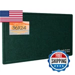 Bulletin Board, 36 X 24 Inches Felt Pin - Decorative Cork Alternative For. Fixed Price $62.38.