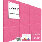 Femst Felt Bulletin Wall Tiles 12 Pack- 47X35 Large Board/cork. Fixed Price $29.87.