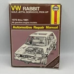 Haynes 884 Repair Manual Vw Rabbit Golf Jetta Scirocco Pick-up 1975-1992. Fixed Price $16.77.