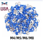 Vinyl Insulated Wire Ring Terminals Car Audio Crimp Connectors Us 14-16 Awg. Fixed Price $9.99.
