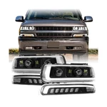 Usr 99-02 GMT800 Pickup Front Head Lamps 4PC Set (left + Right) Compatible Wi.... Fixed Price $443.41.