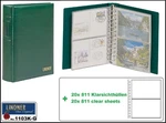 Lindner 1103K Album Green 20 Sleeves Pockets For Postcards. Fixed Price $46.49.