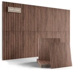 Felt Bulletin Board 70.87 47.24 6 Pack Walnut Slat Acoustic Panels Fluxynara. Fixed Price $179.99.