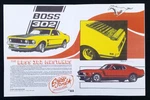 The 1969 1970 Boss 302 Mustang Super Ford Magazine Collector Series Literature. Fixed Price $8.95.