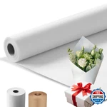 Maxtbee 48" 2400" Thickened White Craft Paper Roll Flower Bouquet Gift Wrappin. Fixed Price $51.14.