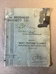 Original 1933 Brodhead Garrettt Co. Lumber Supplies Catalog As Is INV-P0863. Fixed Price $10.23.