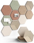 Fluxynara Hexagon Cork Board Alternative For Walls DECOR-10-PACK Felt Bulletin. Fixed Price $49.99.