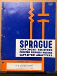 Vtg Sprague Products Co Catalog 1966 Capacitors Printed Circuits Resistors C-617. Fixed Price $10.98.