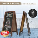 Amusight Wooden A-frame Chalkboard Sign 40X20" Double-sided. Fixed Price $103.99.