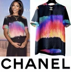 Mint Chanel 2020 2021 Black Rainbow Tie-dye T-shirt 34 36 Top Logo Button. Fixed Price $898.00.
