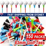 150PACK 83MM Golf Tees Multi Color Plastic With Rubber Cushion Top Quality Au. Fixed Price $17.15.