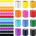 Bulletin Board Borders Set 12 Rolls 393.6 Ft Colorful Dec. Fixed Price $45.07.