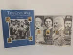 Collection Of U.s. Commemorative Stamps -the Civil War 1861-1865-BOOK. Fixed Price $9.95.