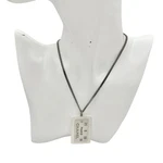 Chanel Necklace 99A Coco Mark Shell Plate Marble NO.5 Paris 31 Logo Silver Chain. Fixed Price $295.08.
