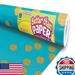 Teacher Created Resources Teal Confetti Better Than Paper Bulletin Board Roll. Fixed Price $49.79.