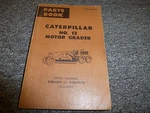Caterpillar 12 Motor Grader Parts Catalog Manual S/n 99E4491-99E14170. Fixed Price $122.57.