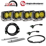 Baja Designs Dual Mirror Mount S2 Amber Combo Ditch Lights 2021+ Ford Bronco. Fixed Price $587.70.