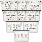 Saintrygo 10 Pcs Wedding Canvas Bags - Bridesmaid & Gift Set Printed .... Fixed Price $27.91.