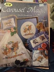 Nos Carousel Magic Unicorns Horses Cross Stitch Leaflet 1993 6 Designs. Fixed Price $10.02.