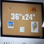 Vevor Cork Board Bulletin 36" X 24" With Mdf Sticker Frame Wall Mounted. Fixed Price $29.99.