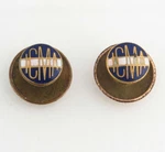 Illinois Commercial Men's Association Pin -vintage Member Collectible Round Icma. Fixed Price $9.99.