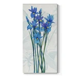 Renditions Gallery Home Floral Wall Art Modern Decorations Paintings Blue Iri.... Fixed Price $45.57.