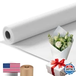 Maxtbee 36" 2400" White Wrapping Paper Roll 200FT Craft Gift Bouquet Moving. Fixed Price $64.98.