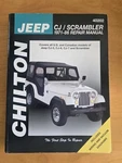 Jeep Cj/scrambler 1971-86 Chilton Manuals 40202. Fixed Price $15.00.