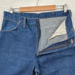 Vtg Wrangler Jeans Mens 34X32 912PW Usa Ideal Zip Fly Straight Leather Tab 70S. Fixed Price $71.96.