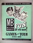 Milton Bradley & Catalog - 1952 Toys, Games. Fixed Price $99.99.