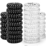 Tailaimei 30 Pcs Spiral Hair Ties, No Crease Coil Phone Cord For Thick. Fixed Price $12.89.