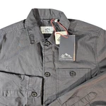 Alpine Heritage Mens Ripstop Chore Jacket Grey Button Up Utility Coat BD1385. Fixed Price $40.49.