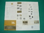 Large Aug, 1967 Jbl PL6700 Fold-out Sales Brochure, Paragon, Metregon, Olympus. Fixed Price $39.95.