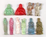10 Cracker Jack Oriental Plastic Stand-up Toy Prizes Vintage 1950S. Fixed Price $24.99.