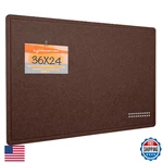 Bulletin Board, 36 X 24 Inches Felt - Decorative Pin Cork Alt. Fixed Price $56.89.