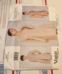 Vintage 80'S Vogue #1507 Calvin Klein Cut Pattern Size 12-14-16. Fixed Price $15.00.