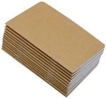 12 Pack Blank Pocket Notebooks Mini Brown Journals. Fixed Price $10.38.
