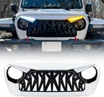 Front Shark Grille Compatible With 2018-2025 Jeep Wrangler Jlu Gladiator Jt,. Fixed Price $319.99.
