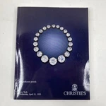 Christies New York Important Jewels 21 Apr 1993 Auction Catalog. Fixed Price $50.00.