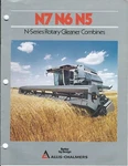 Farm Combine Brochure Allis-chalmers N7 N6 N5 Rotary Gleaner C1982 (F6536). Fixed Price $34.25.