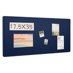 Lightomorrow 35X17.5" Dark Blue Felt Bulletin Board Pin Foldable Self-ad. Fixed Price $37.58.