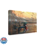 Trademark Fine Art Wrapped Canvas Wall - Geno Peoples Wood Ducks. Fixed Price $89.98.